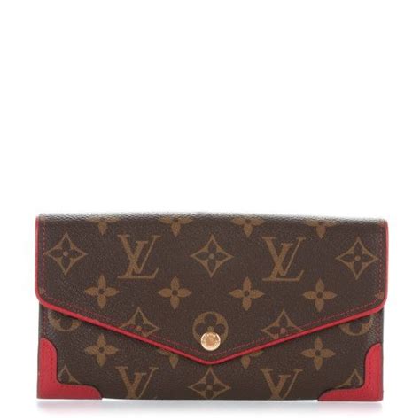 louis vuitton sarah wallet cherry